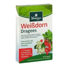 Abbildung: Kneipp Weißdorn Dragees 90 St, Überzogene Tabletten PZN 09929909 