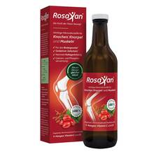 Abbildung: Rosaxan flüssig + Vitamin D Tabletten 20 St 750 ml, Flüssigkeit PZN 09936192 