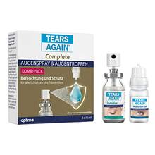 Abbildung: Tears Again Complete Augenspray & Augentropfen 2X10 ml, Kombipackung PZN 09937205 