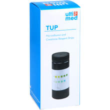 Abbildung: MICROALBUMIN Kreatin Urinteststreifen visuell 25 St, Teststreifen PZN 10005599