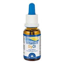 Abbildung: Vitamin D3 Öl 800 I.E. D3 Dr.Jacob's Tropf.zum Einnehmen  20 ml, Tropfen zum Einnehmen PZN 10038446 