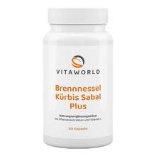 Abbildung: BRENNESSEL KÜRBIS-SABAL Plus Kapseln 60 St, Kapseln PZN 10038630 