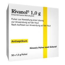 Abbildung: Rivanol 1,0 g Pulver 50 St, Pulver PZN 10056645 