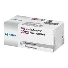 Abbildung: Sildenafil Zentiva 100 mg Filmtabletten 24 St, Filmtabletten PZN 10067844