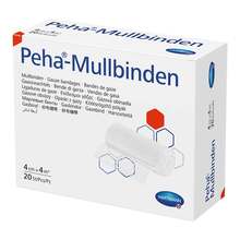Abbildung: Peha-Mullbinde 4 cmx4 m 1 St, Binden PZN 10069180 