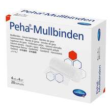 Abbildung: Peha-Mullbinde 4 cmx4 m 20 St, Binden PZN 10069234 