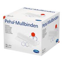 Abbildung: Peha-Mullbinde 12 cmx4 m 20 St, Binden PZN 10069286 