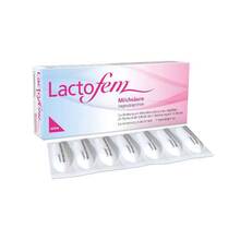 Abbildung: Lactofem Milchsäure Vaginalzäpfchen 7 St, Suppositorien PZN 10078055 