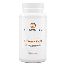 Abbildung: KALIUMCITRAT 560 mg Kapseln 120 St, Kapseln PZN 10087195 