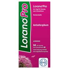 Abbildung: Loranopro 0,5 mg / ml Lösung zum Einnehmen 50 ml, Lösung zum Einnehmen PZN 10090211 
