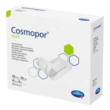 Abbildung: Cosmopor steril Wundverband 10x10 cm 25 St, Pflaster PZN 10102150 