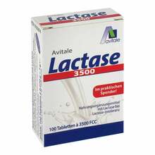 Abbildung: Lactase 3.500 Fcc Tabletten im Klickspender 100 St, Tabletten PZN 10183674 