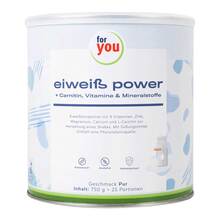 Abbildung: For You eiweiß power pur Pulver 750 g, Pulver PZN 10183680 