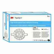 Abbildung: TEGADERM 3M Foam Adhesive 10x11 cm oval 90611 10 St, Verband PZN 10185638 