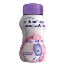 Abbildung: Nutrinidrink Compact Multifibre Erdbeere 8X4X125 ml, Flüssigkeit PZN 10185785 