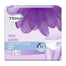 Abbildung: Tena Lady Pants Discreet Plus L 10 St PZN 10186879 