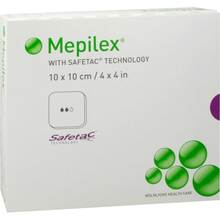 Abbildung: MEPILEX 10x10 cm Schaumverband 5 St, Verband PZN 10189961 