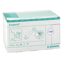 Abbildung: EXADORAL B.Braun orale Spritze 1 ml 100 St, Spritzen PZN 10193218 
