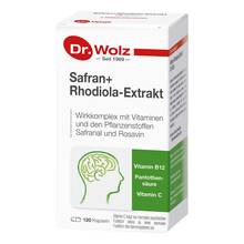 Abbildung: Safran + Rhodiola-Extrakt Dr.Wolz Kapseln 120 St, Kapseln PZN 10251944 
