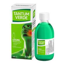 Abbildung: Tantum Verde 1,5 mg / ml Lösung z.Anw.i.d.Mundhöhle 240 ml, Lösung PZN 10253073 