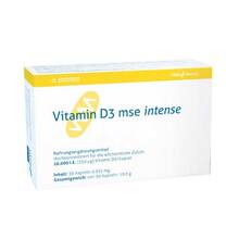 Abbildung: Vitamin D3 Mse intense Kapseln 30 St, Kapseln PZN 10262221 
