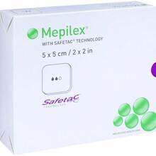 Abbildung: MEPILEX 5x5 cm Schaumverband 5 St, Verband PZN 10263953 