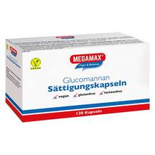 Abbildung: Megamax Sättigungskapseln Glucomannan 120 St, Kapseln PZN 10267164 