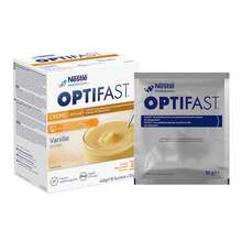 Abbildung: Optifast home Creme Vanille Pulver 8X55 g, Pulver PZN 10267856 