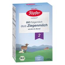 Abbildung: TÖPFER Bio Folgemilch auf Ziegenmilchbasis 2 400 g, Pulver PZN 10283358 