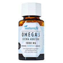 Abbildung: Naturafit Omega-3 extra 400 / 200 Kapseln 40 St, Kapseln PZN 10297691 