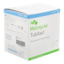 Abbildung: TUBIFAST 2-Way Stretch 7,5 cmx10 m blau 1 St, Verband PZN 10297811 