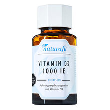 Abbildung: Naturafit Vitamin D3 1000 I.E. Kapseln 90 St, Kapseln PZN 10297969 