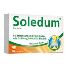 Abbildung: Soledum Kapseln junior 100 mg 20 St, Kapseln magensaftresistent PZN 10315957 
