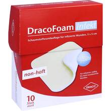 Abbildung: DRACOFOAM Infekt Schaumst.Wundauf.5x5 cm 10 St, Verband PZN 10317608 