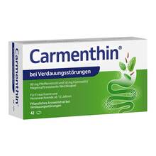 Abbildung: Carmenthin bei Verdauungsstörungen magensaftresistent Weichkapseln  42 St, Magensaftresistente Weichkapseln PZN 10327618 