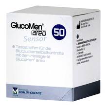Abbildung: Glucomen areo Sensor Teststreifen 50 St, Teststreifen PZN 10382178 