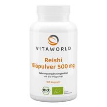 Abbildung: REISHI BIOPULVER 500 mg Kapseln 120 St, Kapseln PZN 10389482 
