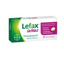 Abbildung: Lefax intens Flüssigkapseln 250 mg Simeticon 20 St, Weichkapseln PZN 10537847 