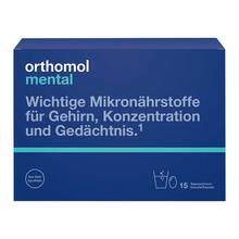 Abbildung: Orthomol mental Granulat / Kapseln 15 Tage Kombipackung  1 P, Kombipackung PZN 10551706 