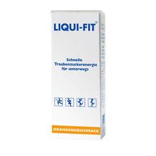 Abbildung: LIQUI FIT flüssige Zuckerlösung Orange Beutel 12 St, Beutel PZN 10627131 