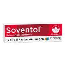 Abbildung: Soventol Hydrocortisonacetat 0,5% Creme 15 g, Creme PZN 10714350 