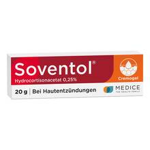 Abbildung: Soventol Hydrocortisonacetat 0,25% Creme 20 g, Creme PZN 10714373 