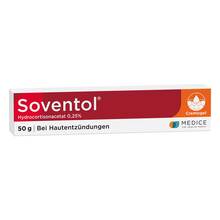 Abbildung: Soventol Hydrocortisonacetat 0,25% Creme 50 g, Creme PZN 10714396 