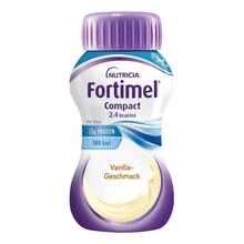 Abbildung: Fortimel Compact 2.4 Vanillegeschmack 8X4X125 ml, Flüssigkeit PZN 10743558 