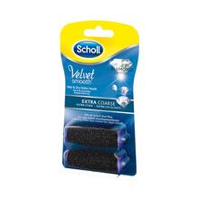 Abbildung: SCHOLL Velvet smooth Expr.Pedi Ersatzro.ex.stark 2 St PZN 10749963 