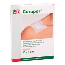 Abbildung: CURAPOR Wundverband steril chirurgisch 8x10 cm 5 St, Pflaster PZN 10757052 