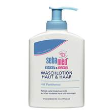 Abbildung: Sebamed Baby & Kind Waschlotion Haut & Haar 200 ml, Flüssigkeit PZN 10784250 