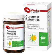 Abbildung: Curcumin Extrakt 45 Dr.Wolz Kapseln 90 St, Kapseln PZN 10793390 