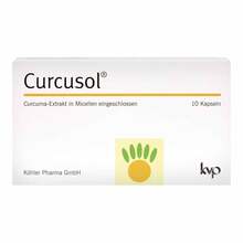 Abbildung: Curcusol Kapseln 10 St, Kapseln PZN 10888274 