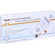 Abbildung: Beurer GL44 / GL50 Blutzucker-Teststreifen Folie 50 St, Teststreifen PZN 10917314 